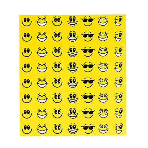Faithful Supply Happy Face Stickers, Great Reward Smiley Stickers for