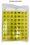 White Paper Silverware Sleeves Seven Unique Smiley Face Thank You Stickers as Bag Seal Stickers will give your occasion that special touch. Perfect Silverware Bags for parties or gatherings.